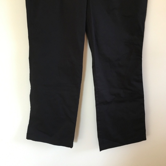 NWT Dockers Womens Sz 16S Classic Metro Straight Leg Pants Black Cotton Blend - Picture 4 of 13